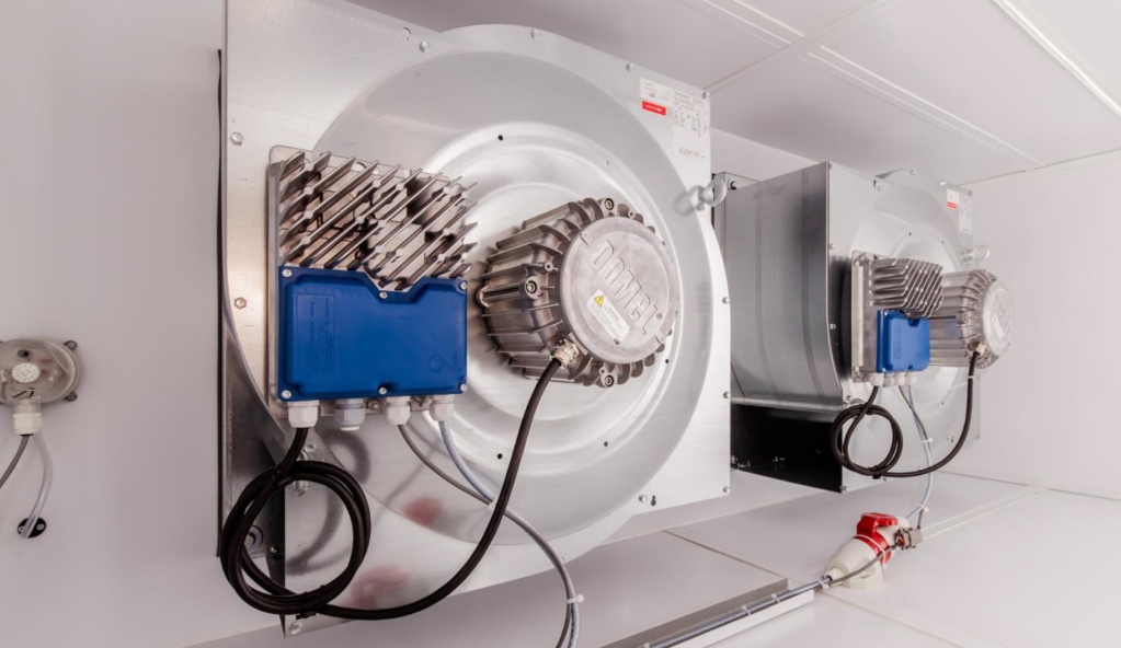 Figure 4: IE6 High Efficiency Fan with Permanent Magnet Motors