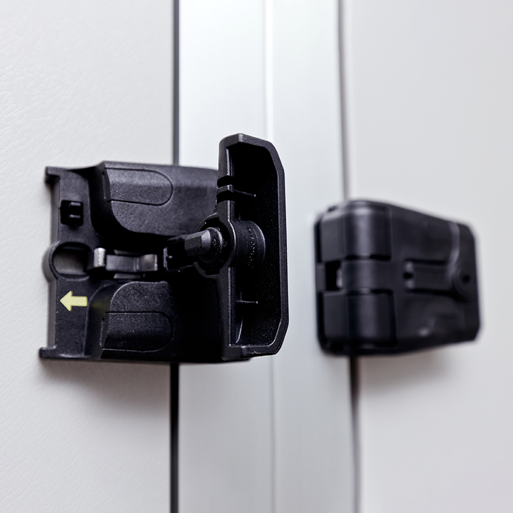 Figure 6: Compression Latches with Adjustable Hinges