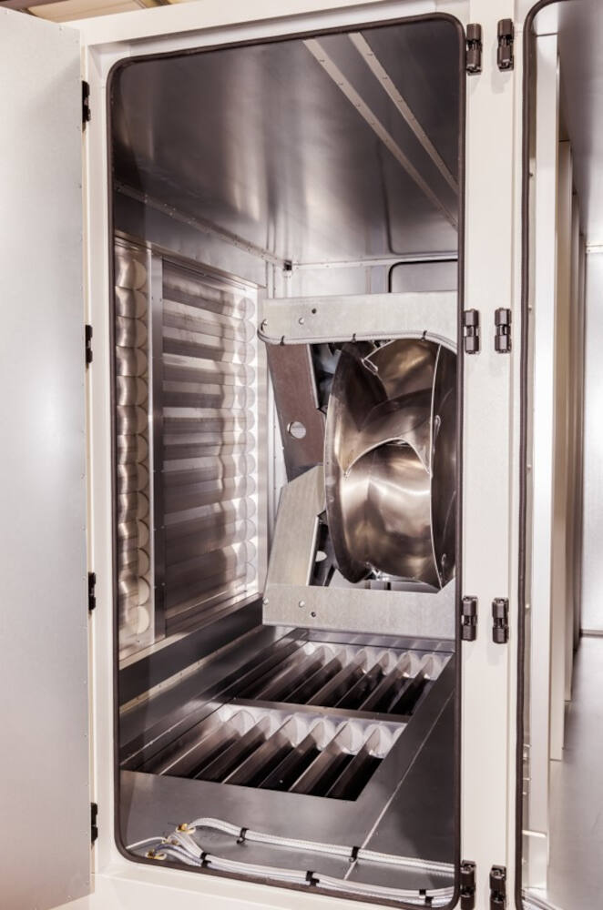 Figure 7: Exhaust Fan with Recirculation and Exhaust Damper